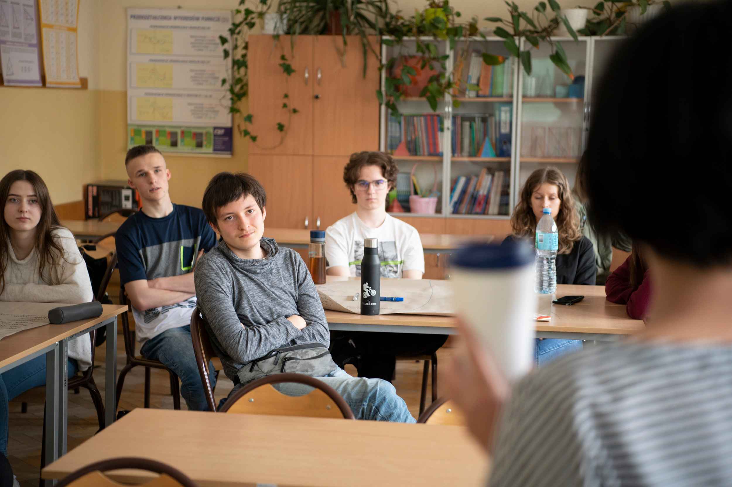Lecture in school in Warsaw